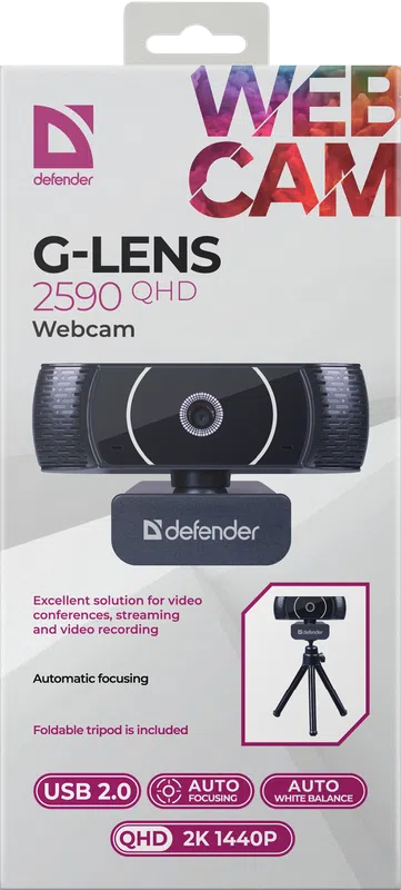 Defender - Web-Kamera G-lens 2590 QHD