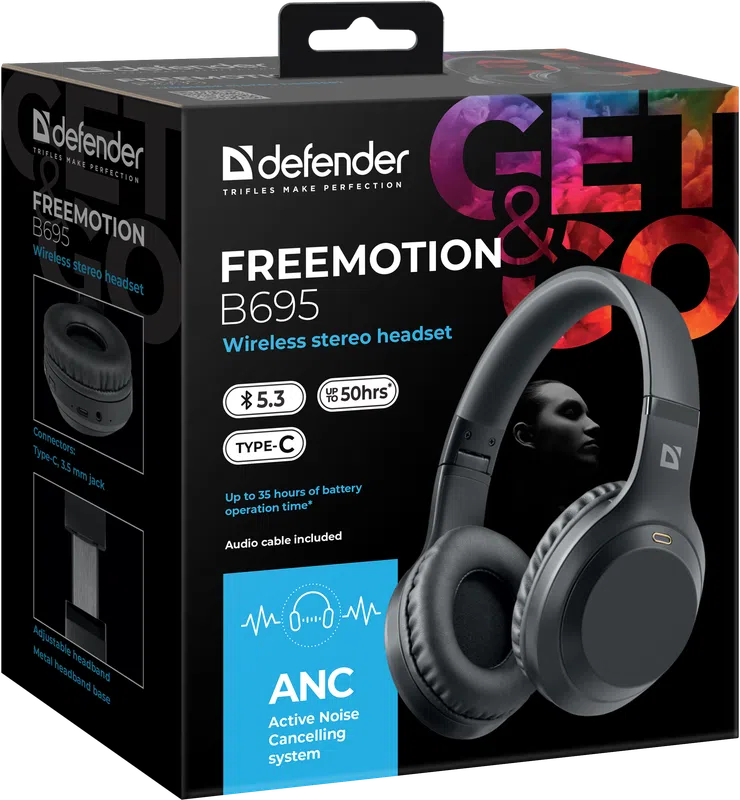 Defender - Drahtloses Headset FreeMotion B695