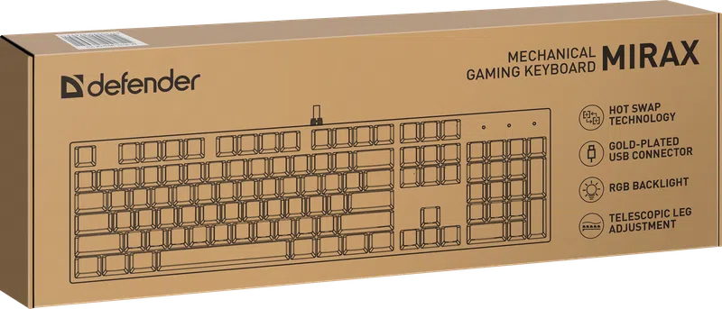 Defender - Mechanische Gaming-Tastatur Mirax GK-352