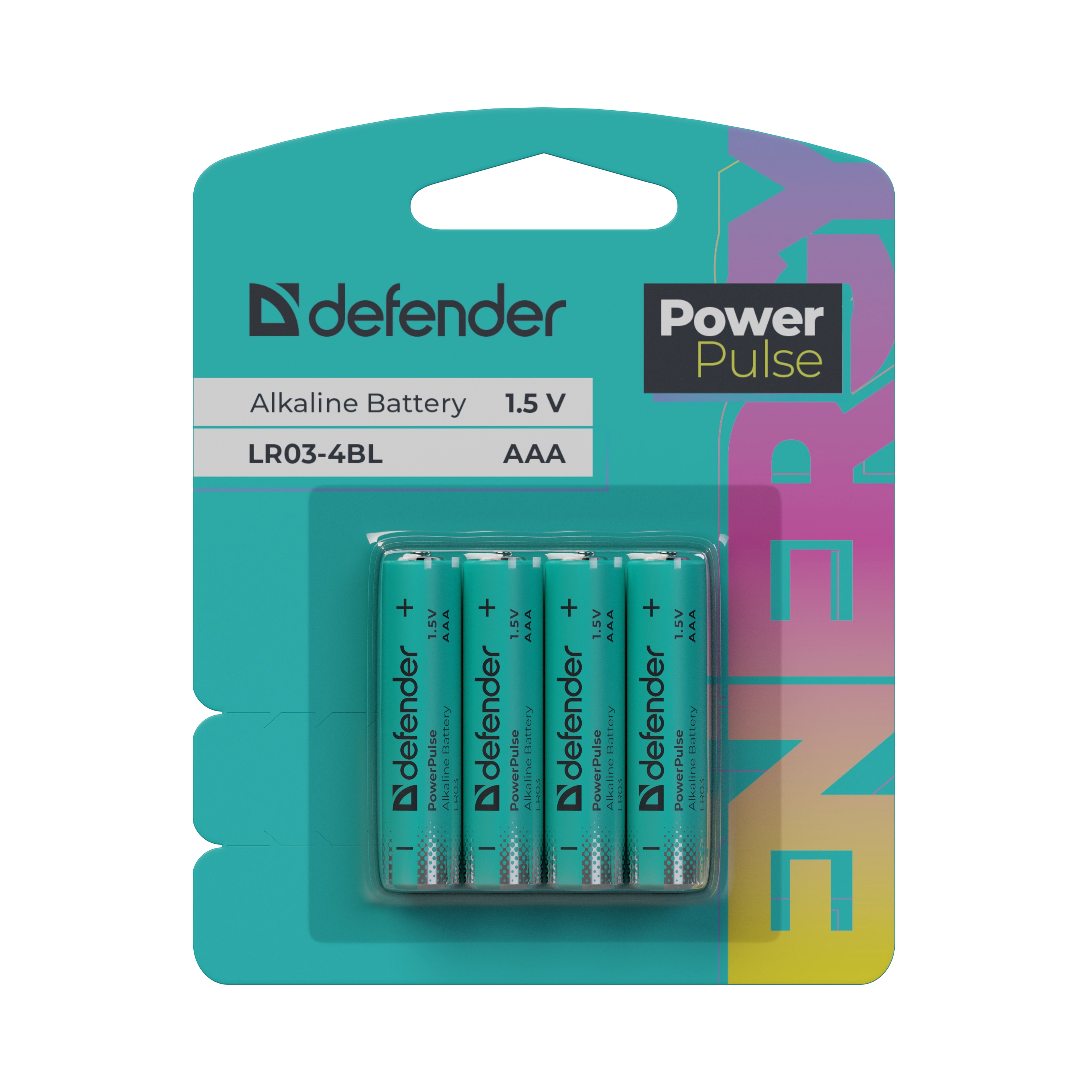 Defender - Alkali-Batterie LR03-4BL