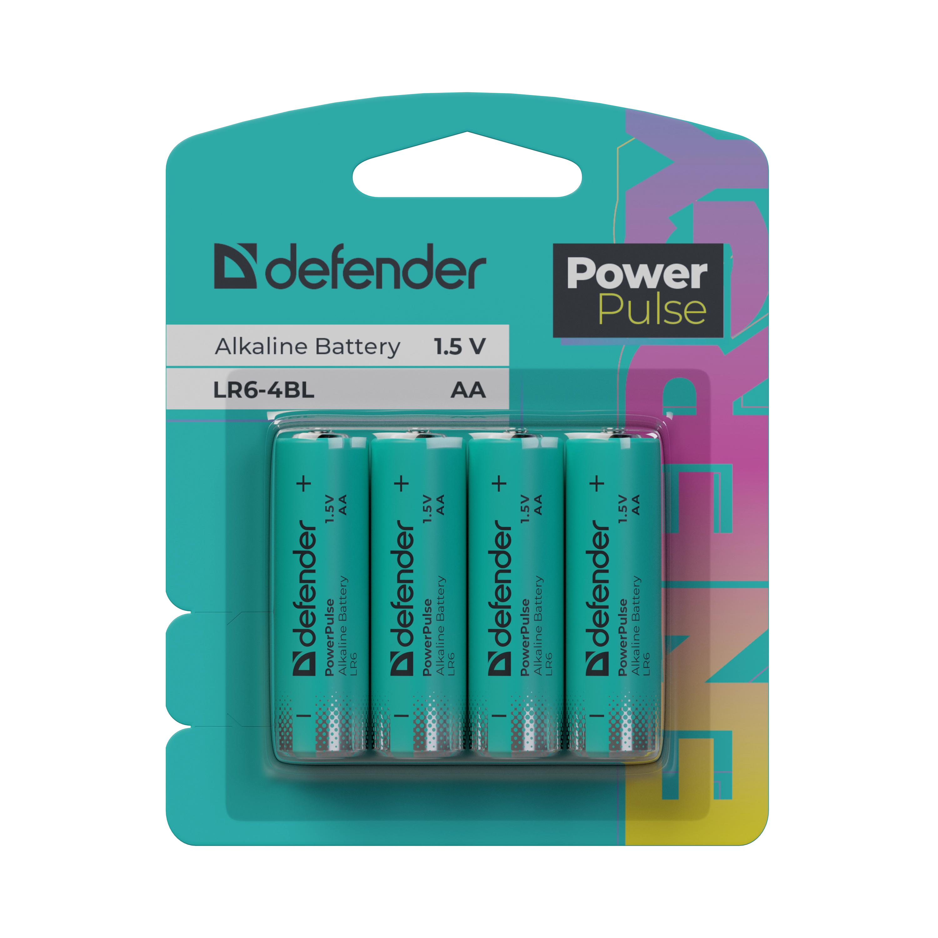 Defender - Alkali-Batterie LR6-4BL