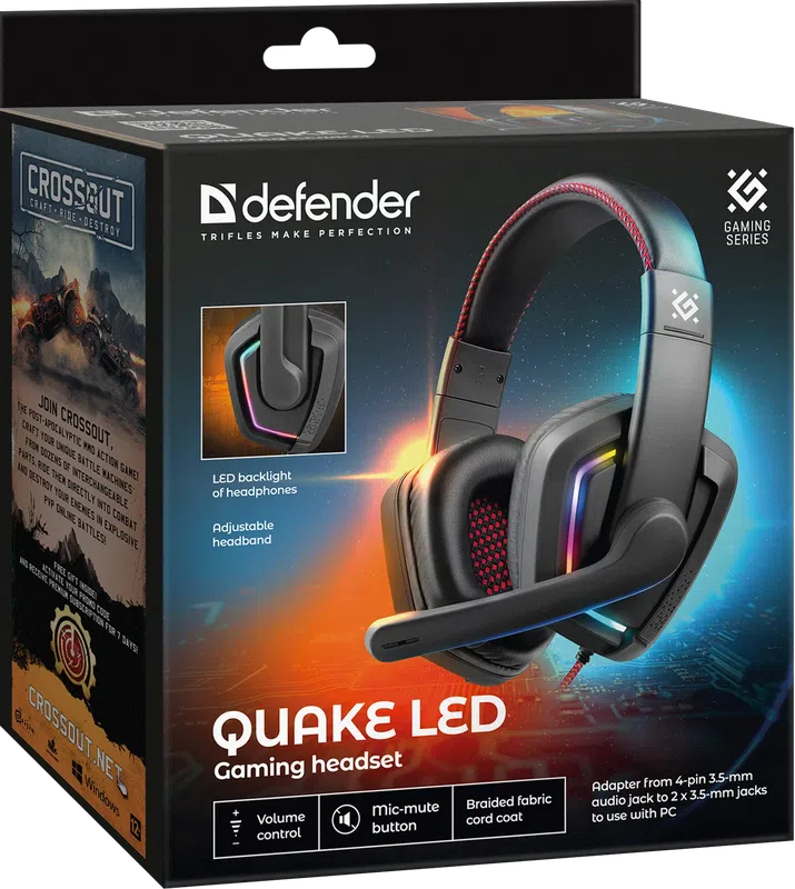 Defender - Gaming-Headset Quake LED