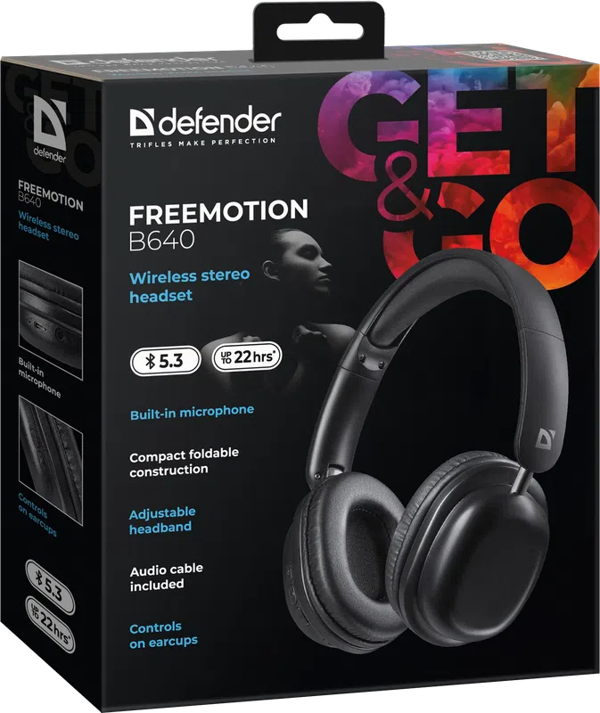 Defender - Drahtloses Headset FreeMotion B640