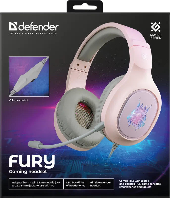 Defender - Gaming-Headset Fury