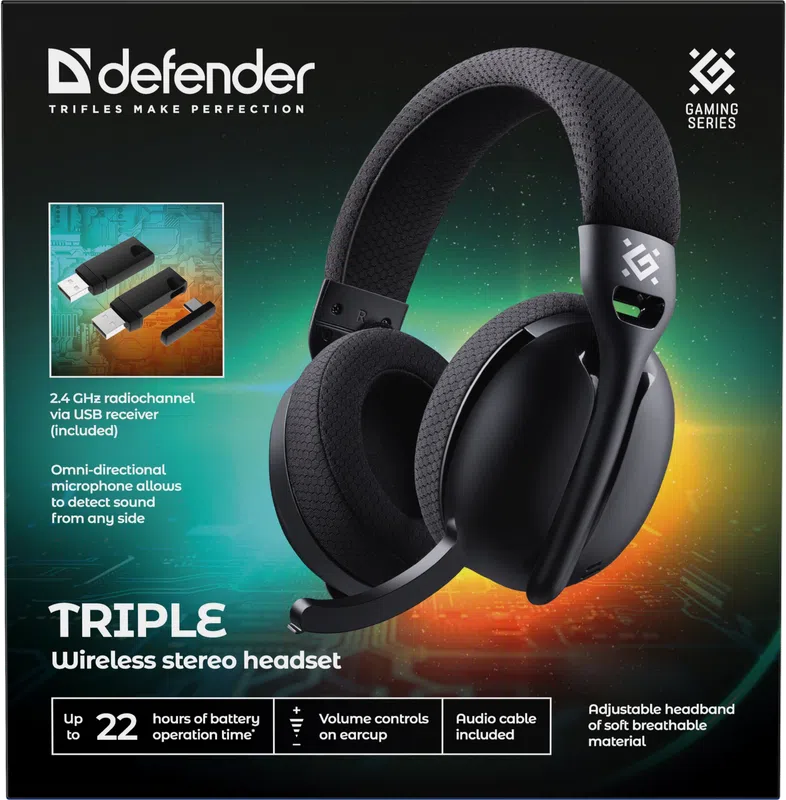 Defender - Drahtloses Headset Triple