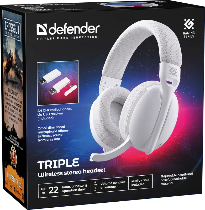 Defender - Drahtloses Headset Triple