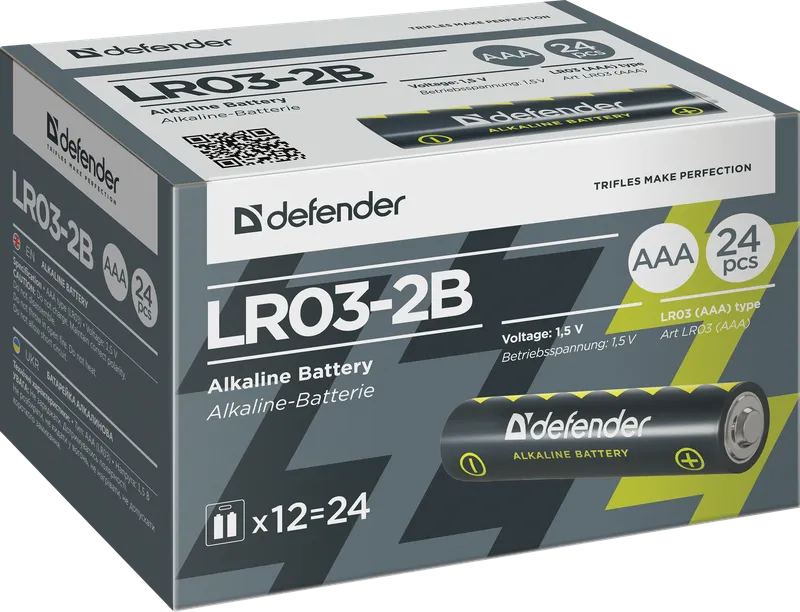 Defender - Alkali-Batterie LR03-2B