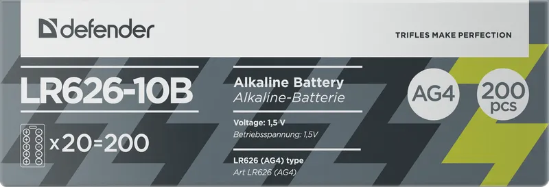 Defender - Alkali-Batterie LR626-10B