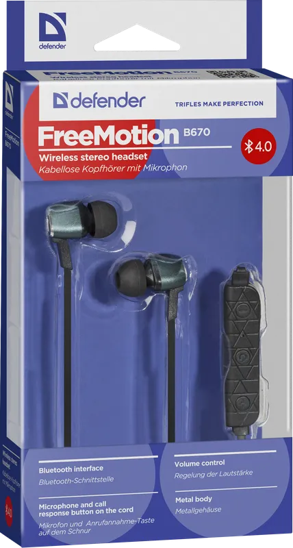 Defender - Drahtloses Headset FreeMotion B670