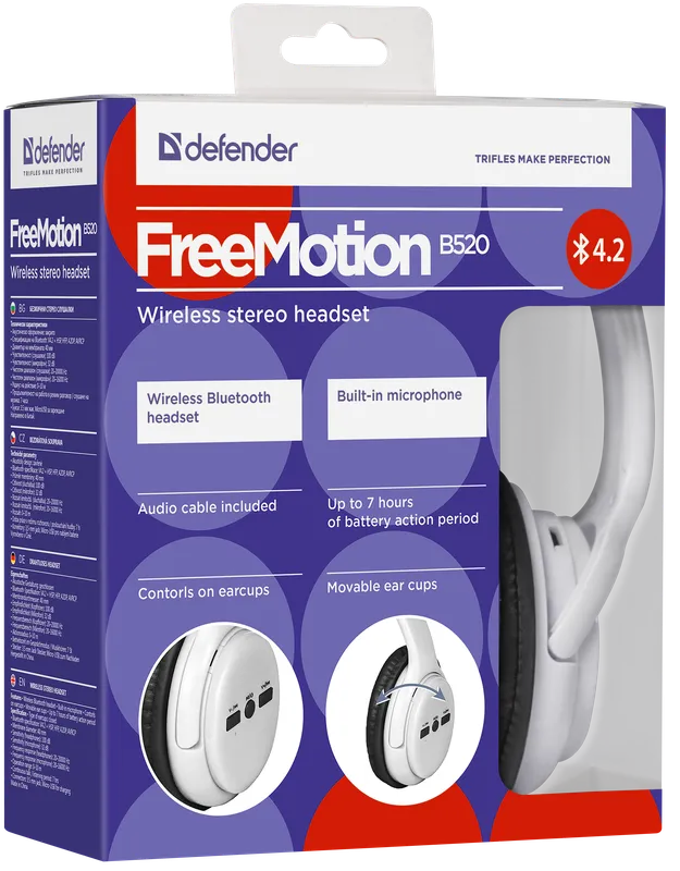 Defender - Drahtloses Headset FreeMotion B520