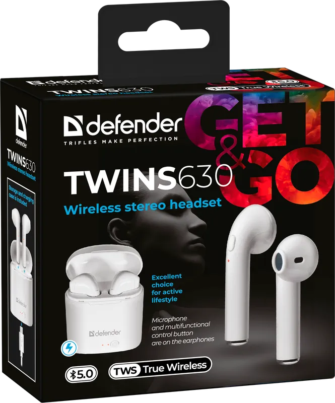 Defender - Drahtloses Headset Twins 630