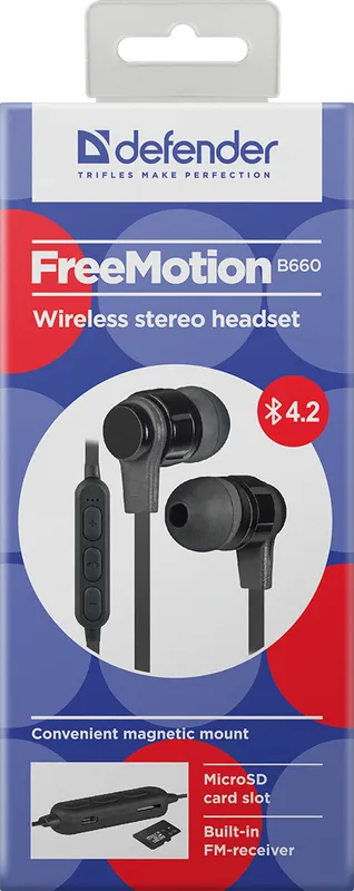 Defender - Drahtloses Headset FreeMotion B660