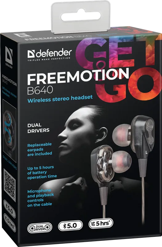 Defender - Drahtloses Headset FreeMotion B640