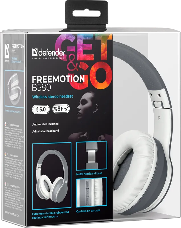 Defender - Kabelloses Stereo-Headset FreeMotion B580