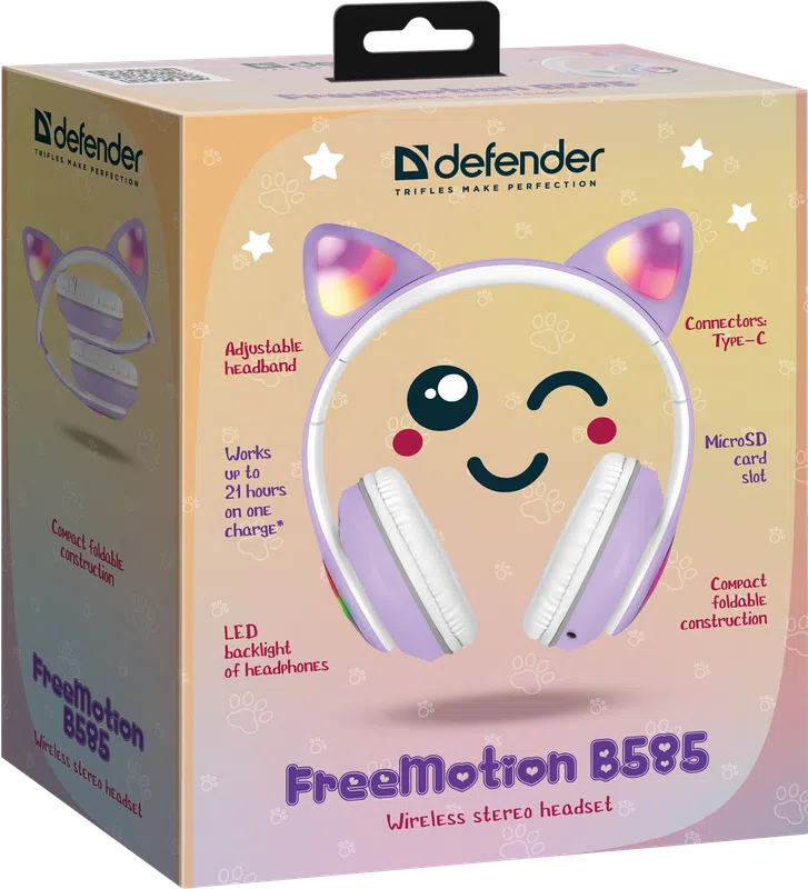 Defender - Drahtloses Headset FreeMotion B585