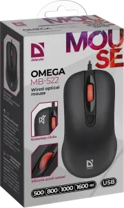 Defender - Kabelgebundene optische Maus Omega MB-522