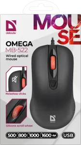 Defender - Kabelgebundene optische Maus Omega MB-522