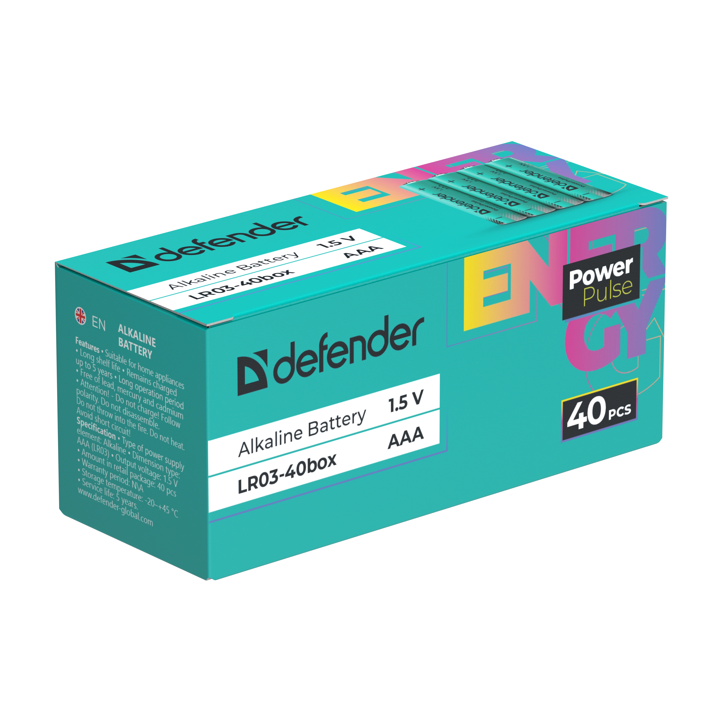 Defender - Alkali-Batterie LR03-40box