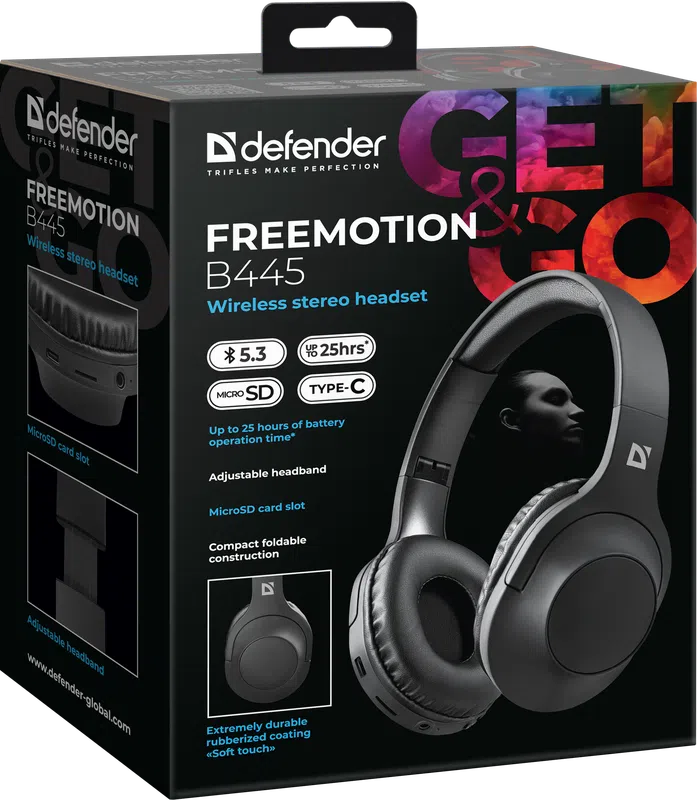 Defender - Drahtloses Headset FreeMotion B445