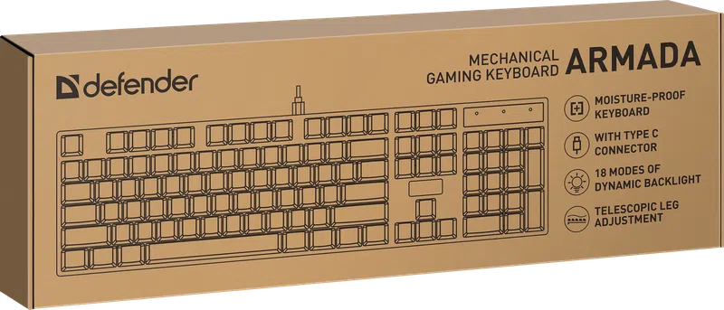 Defender - Mechanische Gaming-Tastatur Armada GK-004