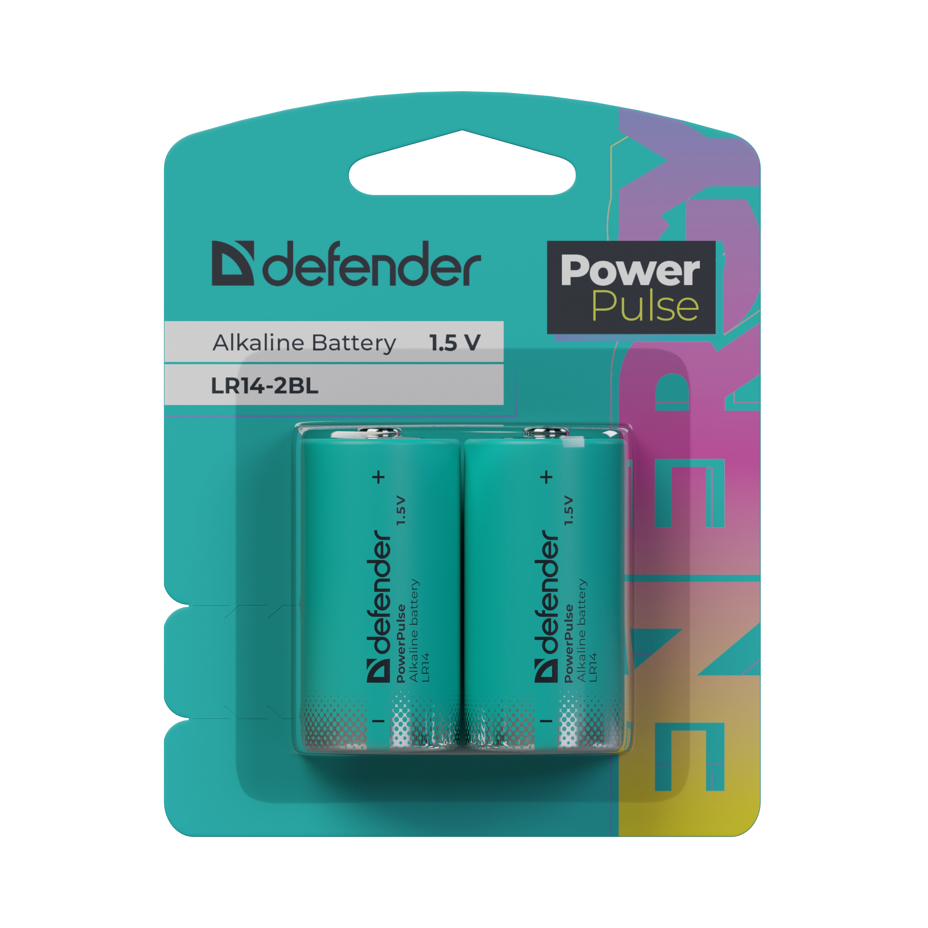 Defender - Alkali-Batterie LR14-2BL