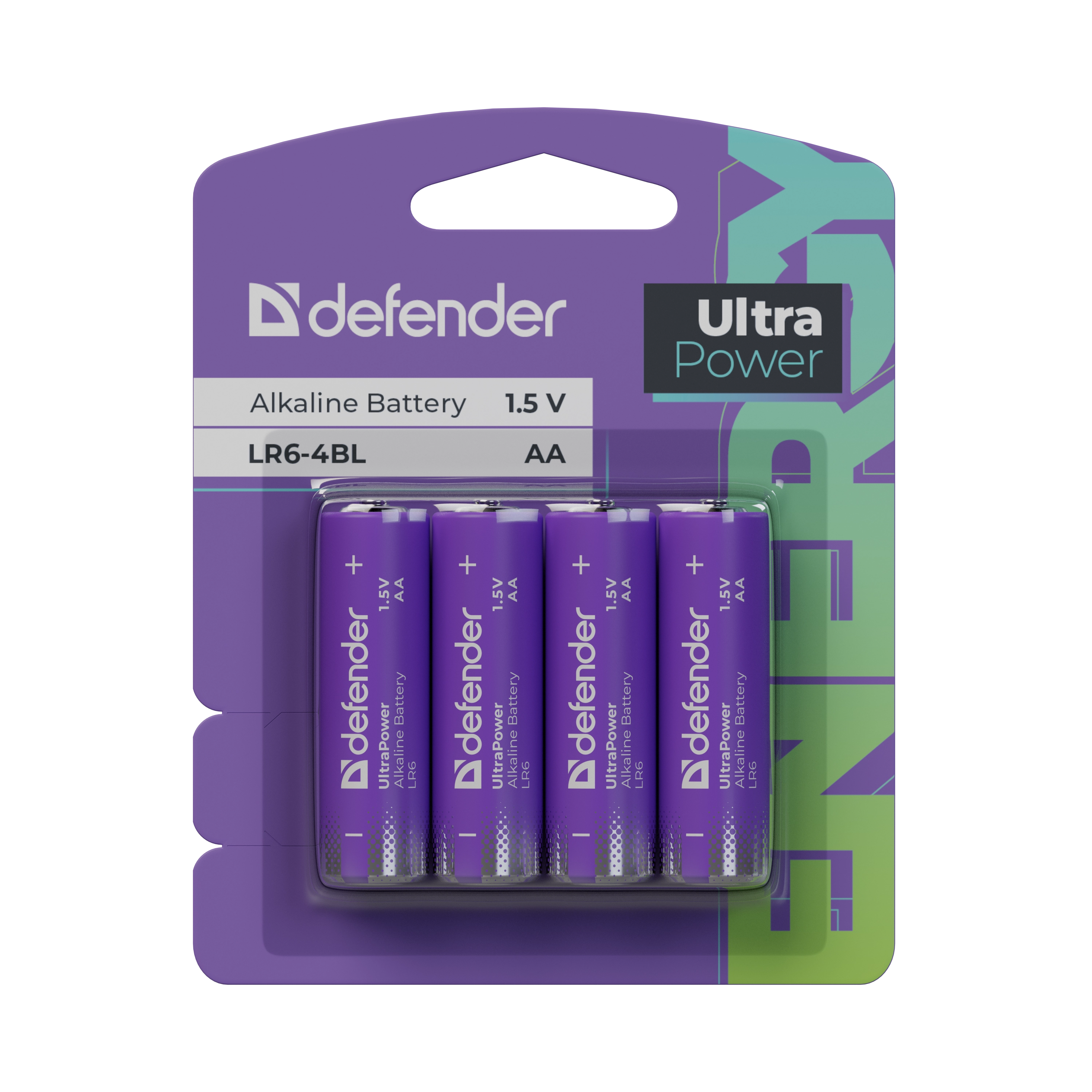 Defender - Alkali-Batterie LR6-4BL