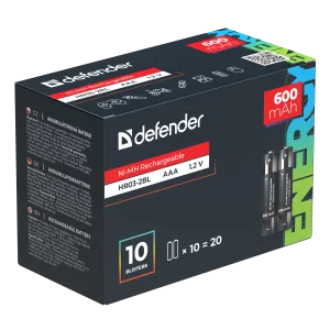 Defender - Akkumulatorbatterie HR03-2BL 600 mAh