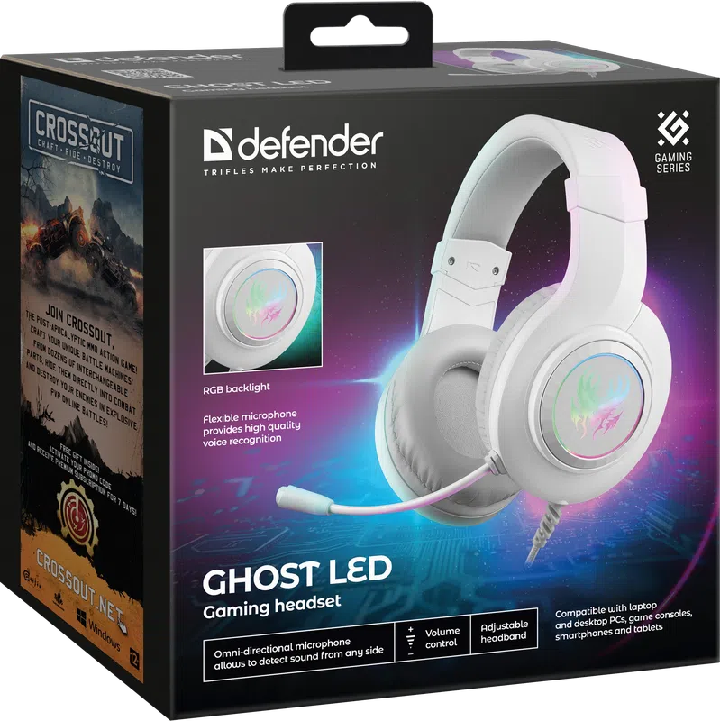 Defender - Gaming-Headset Ghost LED