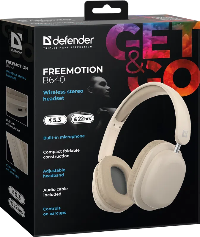 Defender - Drahtloses Headset FreeMotion B640