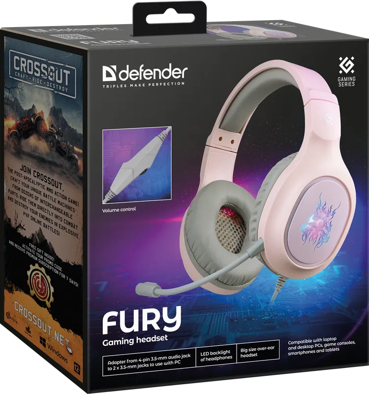 Defender - Gaming-Headset Fury