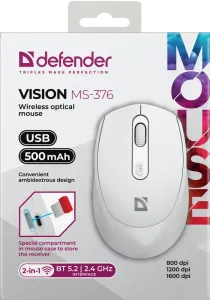Defender - Kabellose optische Maus Vision MS-376