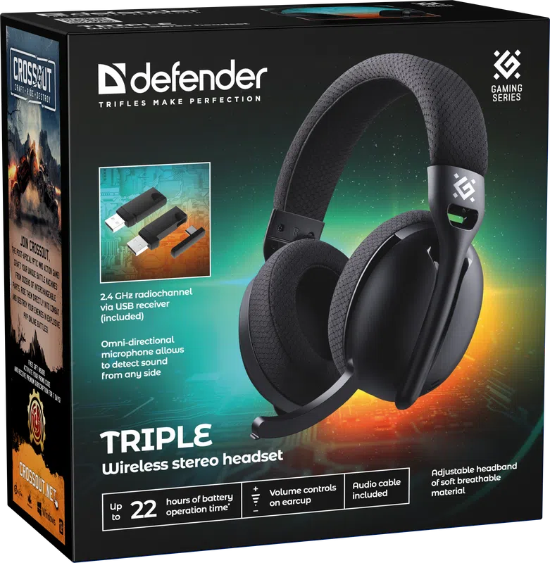 Defender - Drahtloses Headset Triple