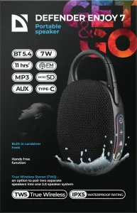 Defender - Tragbares Lautsprechersystem Enjoy 7