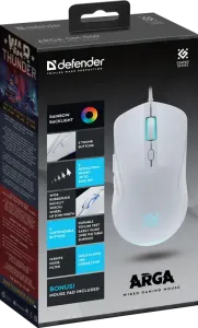 Defender - Kabelgebundene Spielmaus Arga GM-049