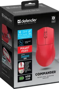 Defender - Kabellose Spielmaus Commander GM-511