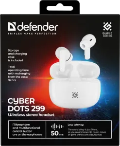 Defender - Drahtloses Headset CyberDots 299