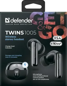 Defender - Drahtloses Headset Twins 1005