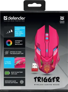 Defender - Kabellose Spielmaus Trigger GM-934