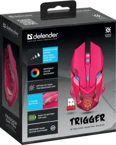 Defender - Kabellose Spielmaus Trigger GM-934