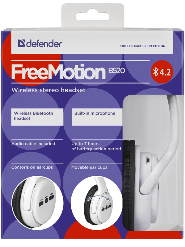 Defender - Drahtloses Headset FreeMotion B520