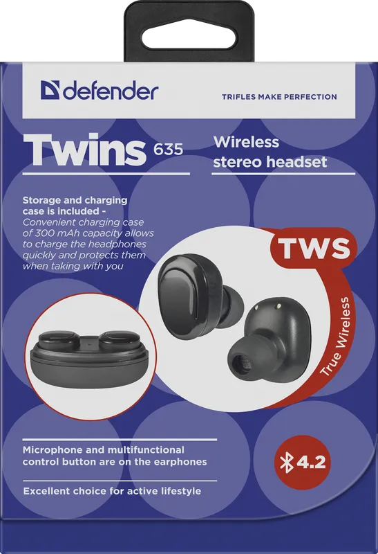 Defender - Drahtloses Headset Twins 635