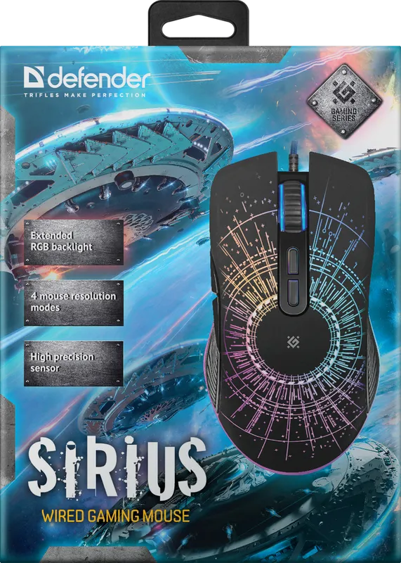 Defender - Kabelgebundene Spielmaus Sirius GM-660L