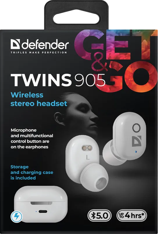 Defender - Drahtloses Headset Twins 905