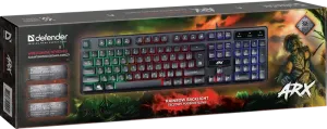 Defender - Kabelgebundene Spieltastatur Arx GK-196L
