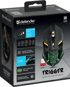 Defender - Kabellose Spielmaus Trigger GM-934