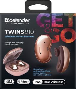 Defender - Drahtloses Headset Twins 910