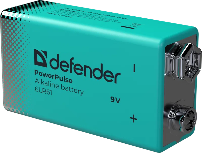 Defender - Alkali-Batterie 6LR61-1BL