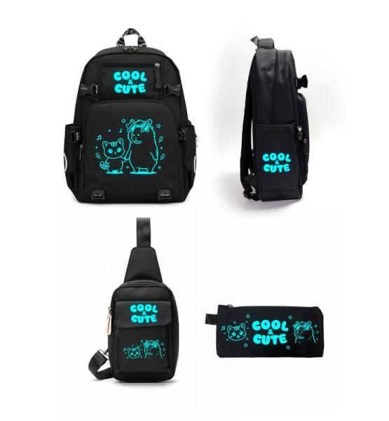 Defender - Schulrucksack Glowy Defender - Schulrucksack Glowy