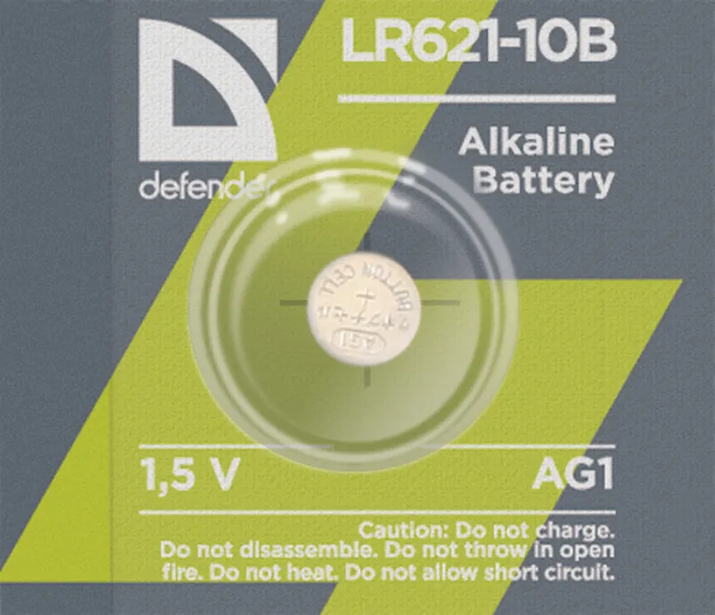 Defender - Alkali-Batterie LR621-10B